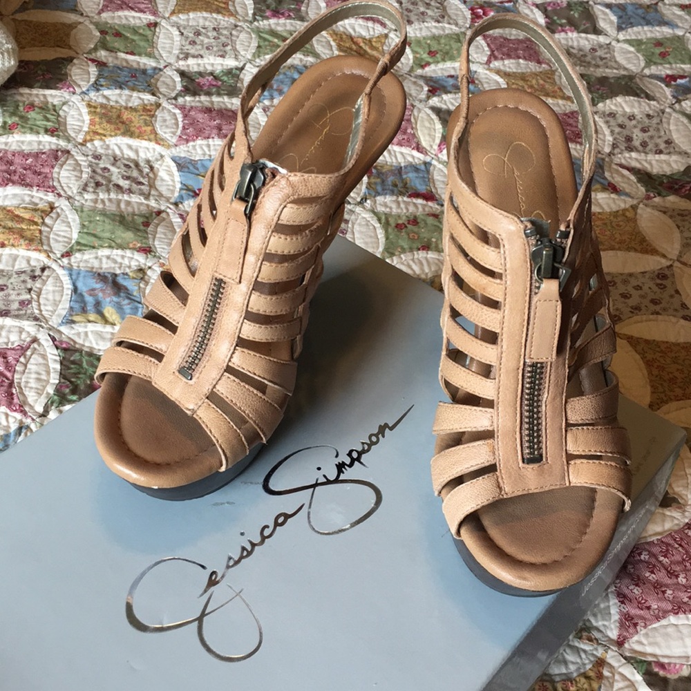 Jessica Simpson platform sandals